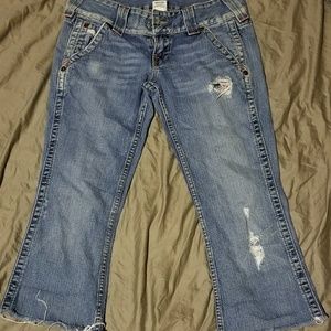 True Religion cropped jeans